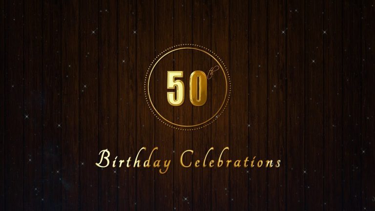 50th Birthday Invitation Video