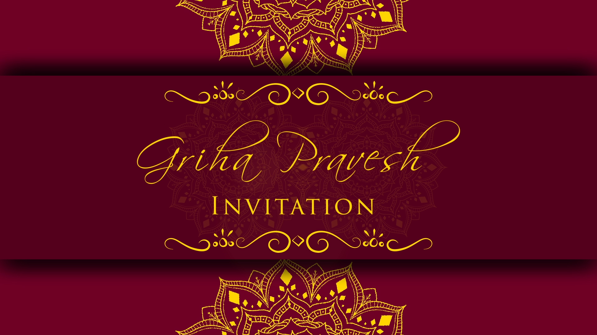Griha Pravesh Invitation video Editing For Whatsapp