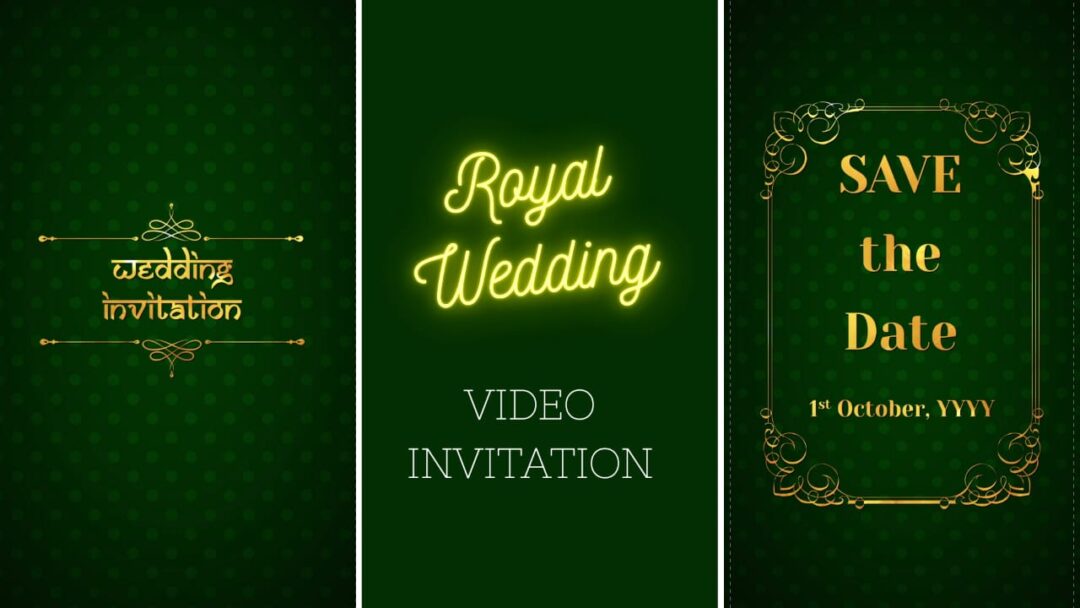 Wedding Video Invitation for WhatsApp