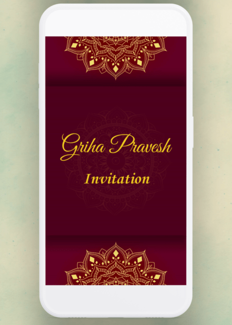 Griha Pravesh | House Warming Invitation Video | H247490 (Canva ...