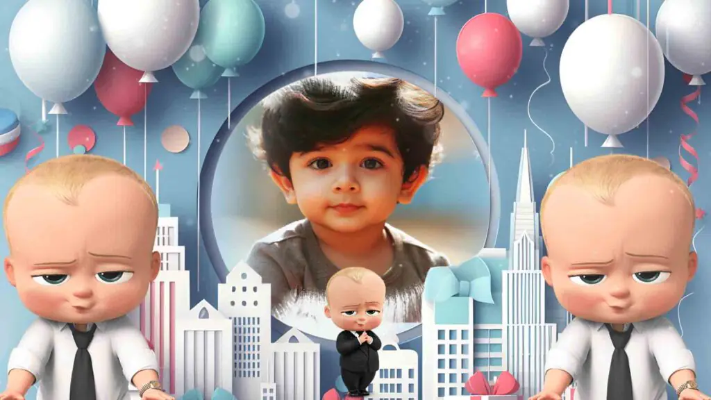 Boss Baby birthday celebration theme