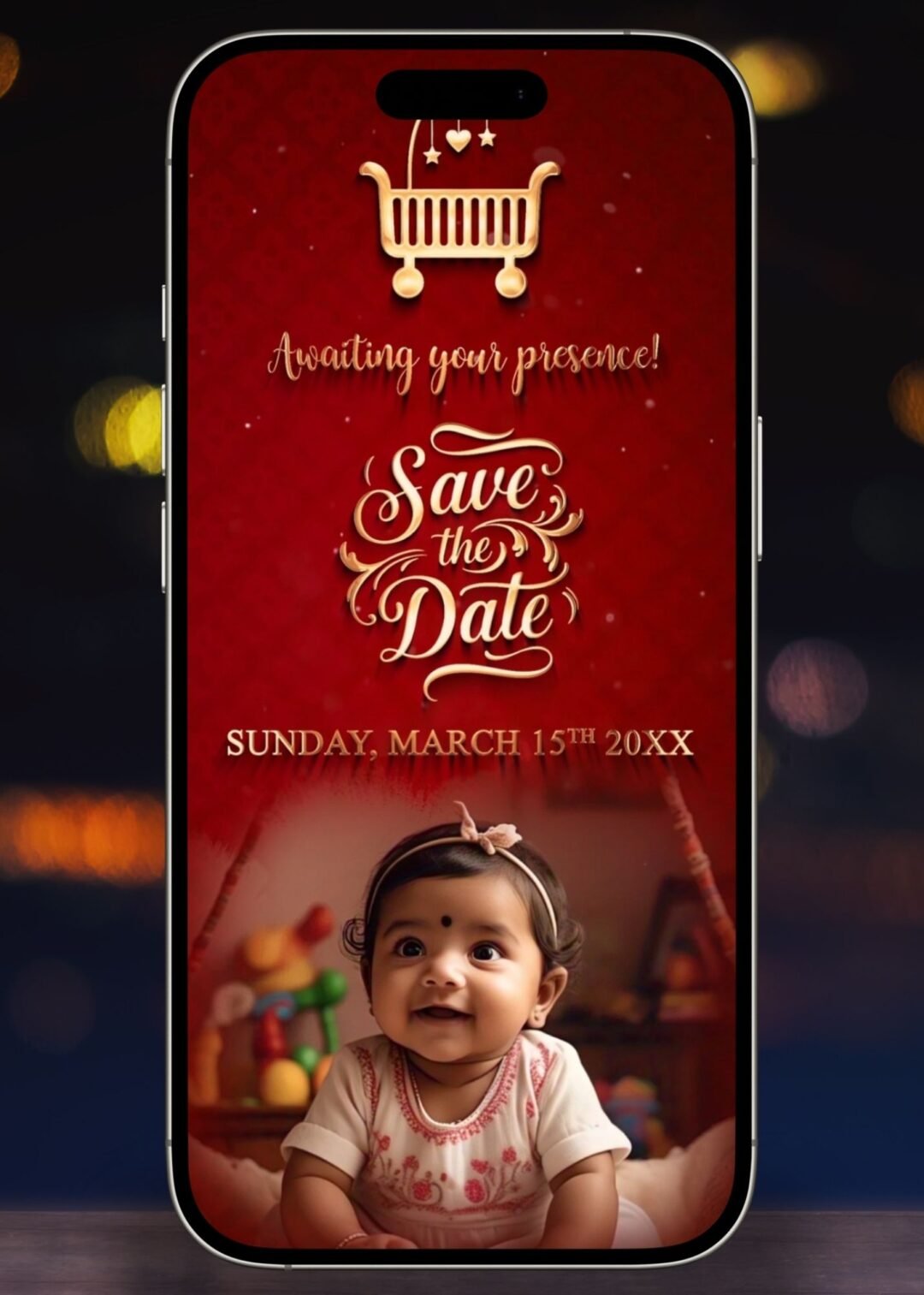 Cradle Ceremony Invitation Video N255501