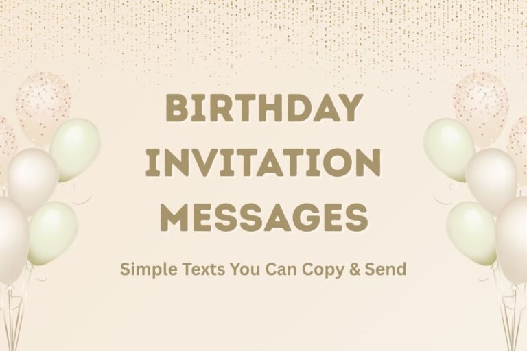 Birthday Invitation Messages: Simple WhatsApp Texts to Invite Friends & Family